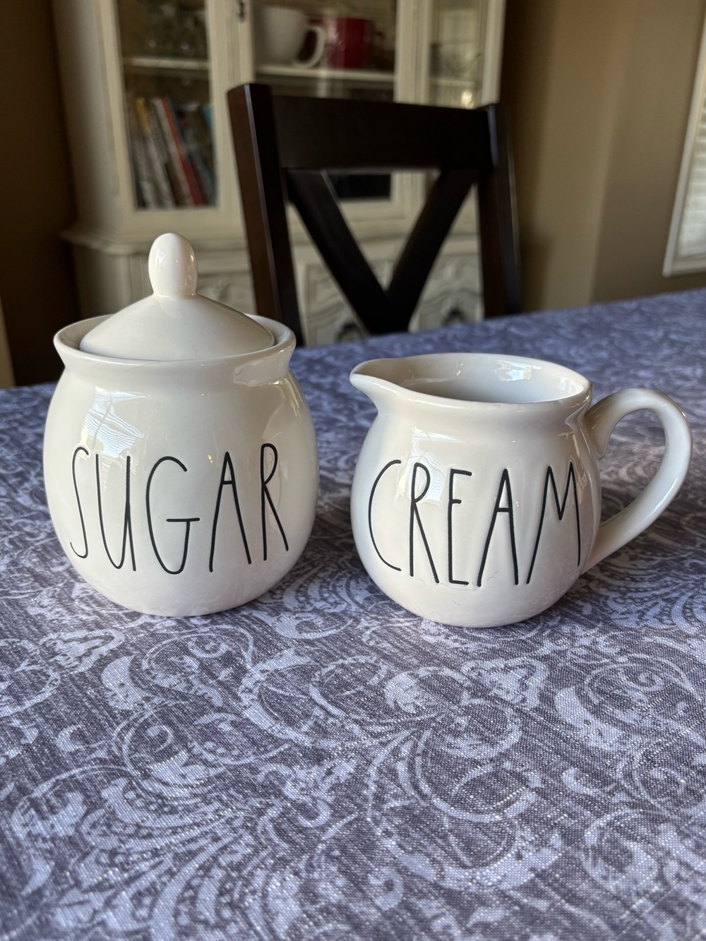 Rae Dunn by Magenta Sugar and Cream Canister Set